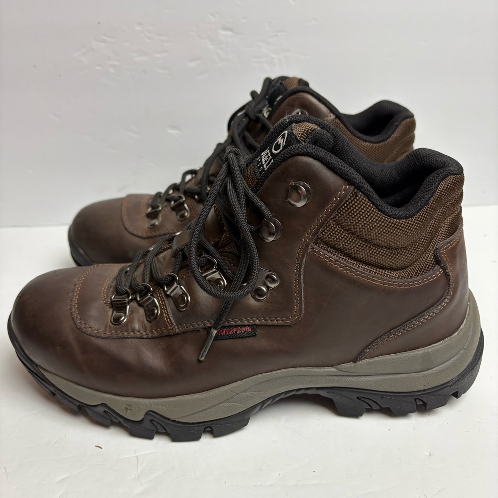 Magellan Outdoors Brown and Black Boots for Rugged Adventures Waterproof Mens 8D